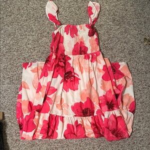 Floral Pink Maxi Dress